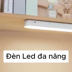 Đèn học led bảo vệ mắt tích điện có remote đèn led đa năng đèn led cảm ứng 3 chế độ sáng cao cấp gắn tường phòng ngủ
