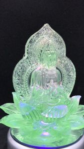 Tượng để ô tô phật quan âm tọa đài sen ngồi đài sen đồ phong thủy thờ cúng  trang trí nhà cửa cây cảnh  để bàn làm việc phòng khách trên ô tô...