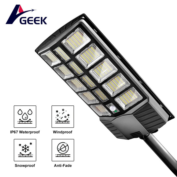 GEEK Solar light 5000W superbright solar light outdoor waterproof ...