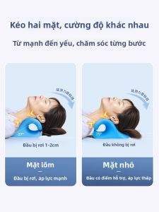 MONLEYTA | Đệm cổ tập thể dục cho người trung niên và người cao tuổi Đệm cổ kéo giãn bóp mát xa Đệm cổ nâng đỡ Đệm cổ hình chữ U