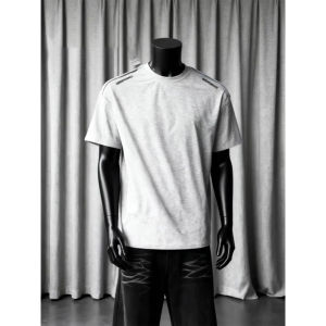 ZHUOCAN | American Style Patchwork Solid Shoulder Summer T-Shirt