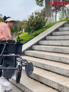 High quality folding electric wheelchair for the elderly lightweight 10AH electric wheelchair can be carried for travel