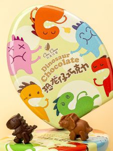 Exquisite Cartoon Dinosaur Chocolate Gift Box Pure Cocoa Fat 60g Snack/Nuts/Local Specialties Chocolate Mixed Chocolate