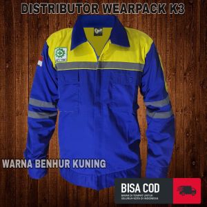 Wearpack Safety Atasan/ pakaian kerja /APD K3/ lengan panjang