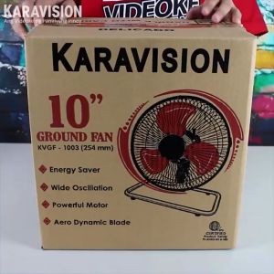 Karavision Industrial Metal Blade Ground Fan 10" (KVGF-1003)