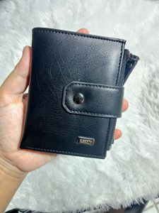 dompet kecil lipat resleting kulit premium