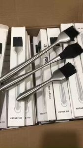 Cọ Quét Dầu INOX 304 Cao Cấp Đầu Silicon Tay Cầm Rỗng Chịu Nhiệt Độ Cao Chổi Quét Dầu Thịt Nướng Bánh Nướng Kem Nấu Ăn Bếp Nhà Hàng