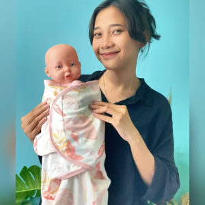 Einmilk Baby Wearable Swaddle Sleep Sacks with Zipper for Newborn 0 - 3 months Easy Change Diaper