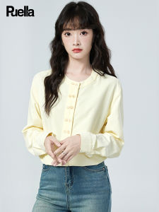 puella | French Vintage Double-breasted Women Shirt