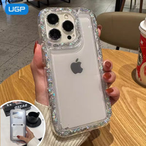 2025 New 17Promax Compatible Luxury Diamond Embedded Silicone Phone Case Full Cover Shockproof Female Special Edition