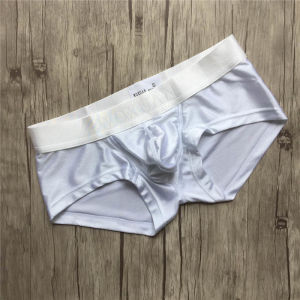 Quần Lót Nam WOXUAN Gợi Cảm Cạp Thấp Lụa Mượt Mà Quần Lót Nam Phong Cách U Túi Lớn Quần Lót Nam Mùa Xuân 2020
