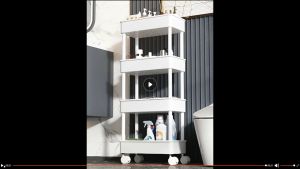 [SG Ready Stock] 5-tier Trolley for Bathroom / Toilet / Kitchen / Room