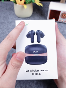 Acer OHR548 TWS Wireless Bluetooth 5.4 In-Ear Earbuds Active Noise Cancelling Headphones with HiFi Sound & 20H Battery