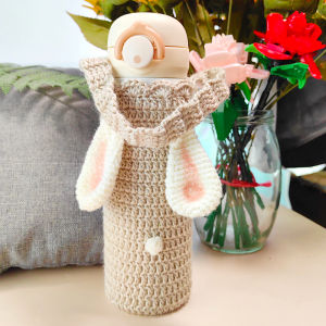 Túi Đựng Cốc Thủ Công Bằng Len Bảo Vệ Tai Thỏ Túi Đựng Cốc Nước Cho Trẻ Em Túi Đựng Cốc Giữ Nhiệt Túi Đựng Cốc Du Lịch