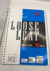 Loose Leaf Koala A5 Dot 50 lembar / Refill Binder Isi Loose Leaf Dots Kertas Binder Titik