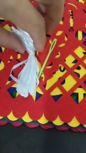Mexican Theme Party Favors Decoration Pattern Square Banner Decorated Felt Flags Day of The Dead Banner Birthday Decoration