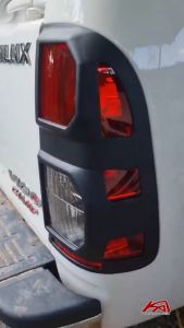 light cover ครอบไฟหน้า ครอบไฟท้าย TOYOTA VIGO Champ 2011-2014 สีดำด้าน
