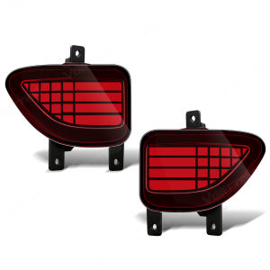 Rear Bumper Reflector Lights For Toyota RAV4 2005 2006 2007 2008 2009 2010 2011 2012 Driving Brake Flowing Turn Signal Lamps