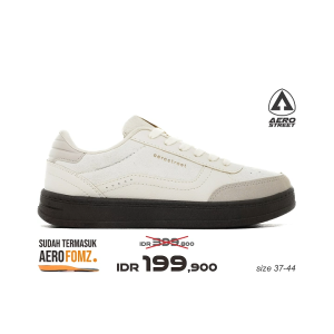 Aerostreet 37-44 Austin Coklat Tua Natural Natural - Sepatu Sneakers Casual