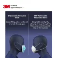3M Mask - 9513 KN95 - All New Respirator Mask (3pcs/pack) - Particle Filtration. 