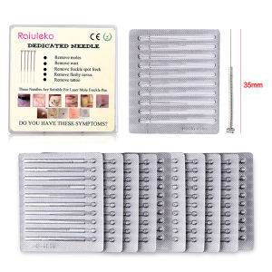 100/200Pcs Skin Laser Tattoo Removal Wart Tag Plasma Pen Needle Dedicated Replacement Needles for Laser Freckle Removal Machine