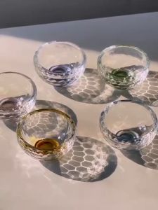 贡碗 水晶碗 彩幻碗 供佛碗 佛前碗 供佛碗 Fantasy Color Crystal Bowl Buddha Tribute Bowl