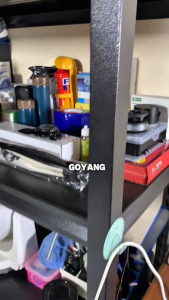 【100% BESI】Rak Besi Susun Serbaguna Rak Besi Siku Rak Besi 5 Susun Rak Barang Rak Gudang 120*40*200CM