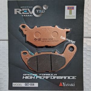 ผ้าเบรคหน้า-หลัง Yamaha XMAX 300 YZF R-3 MT-03 ใส่ได้ทุกปี ตั้งแต่ตัวแรกถึงปีล่าสุด Yasaki revoteq แท้ ส่งทุกวันจาก กทม.