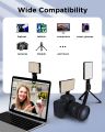 LED Selfie Light 3000Mah 120 LED Rechargeable Phone Light Clip 3 Light Modes Ring Light for Phone iPad Camera Laptop Selfie. 