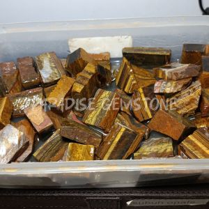 BATU ASLI Bahan Lempengan Akik Tiger Eye kualitas super