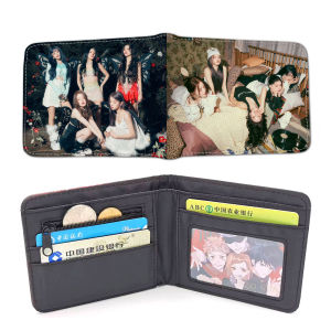 Baby Monster NewJeans Le Sserafim Gidle Aespa IVE Wallet Coin Purse Casual Simple Style Zipper Closure Square Shape Travel
