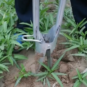 เครื่องปลูกต้นกล้าแบบพกพา เครื่องหยอดเมล็ด การว่านปุ๋ยโดยไม่ต้องโค้งงอลำตัว ประสิทธิภาพการหว่านสูง ปลูกข้าวโพด ถั่วต่างๆ อุปกรณ์การเกษตร