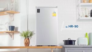 ส่งฟรี รุ่นใหม่ Haier ตู้เย็นมินิบาร์ ขนาด 3.1 คิว รุ่น HR-90 มีฉลากประหยัดไฟเบอร์ 5 รับประกันสินค้า 1ปี คอม 5ปี cshome