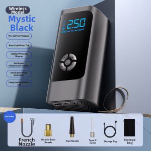 HELLOLEIBOO | High Pressure Portable Air Pump with Gauge for Bicycles and E-bikes
