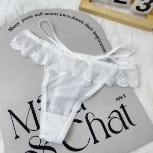 Quần Lót Nữ Gợi Cảm Siêu Mỏng Cạp Thấp Ren Viền Dây Thun Nylon Quần Lót Gợi Cảm Cạp Thấp Thoáng qua Quần Lót Chữ T