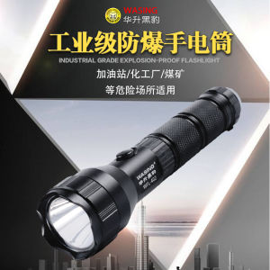 Huasheng Black Panther 402 Power Torch Led Super Bright Long-Range Household Spotlight Industrial Mining Explosion-Proof Portable Lamp