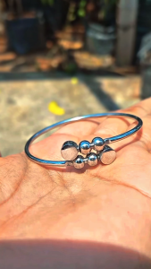 GELANG KESEHATAN BAHAN 100% MONEL ASLI ANTI KARAT TIDAK AKAN BERUBAH WARNA MODEL TABLET BOLA BOLA / ANAK DAN DEWASA/ GELANG ANTI STEP