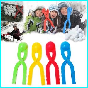 Funny Snowball Maker Clip For Kids Snowflake Duck Shape Clip Tongs For Outdoor Sand Snow Ball Mold Toys Fight Sports Toys