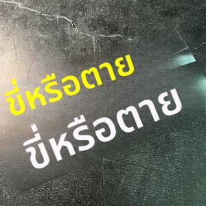 RIDE OR DIE สีชมพูเลเซอร์หมวกกันน็อครถจักรยานยนต์สติกเกอร์กันน้ําสําหรับมอเตอร์ไซด์ Fairing การใช้ถังส้อมด้านหน้าสกู๊ตเตอร์ไวนิล Decals