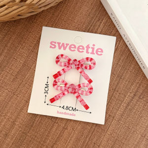 1/5 Packs Bow Hair Clip Cute and Simple Hairband Clip Headpiece Hair Clip Temperament Duckbill Clip