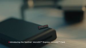 SanDisk microSDXC Express Card A1 U3 (Up to 880MB/s) PCIe NVMe UHS-I