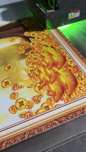 Tranh vinh quy bái tổ - tranh gạch 3d ốp tường - KXDC33