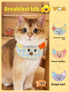VOA | Pet Anti-Saliva Scarf & Bib for Cats & Dogs