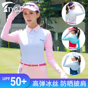 Golf Shawl Oversleeve Womens Viscose Fiber Sun-Protection Oversleeves Summer Sunscreen Clothing Long Sleeve Oversleeve Sleeves