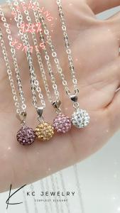 KC Jewelry S925 Sterling Silver Diamond Simbala Pendant