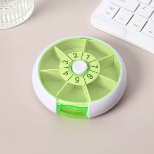 Weekly Medicine Pill Organizer Essentials for Pills & Supplements Vitamin Container Medicine Dispenser Points Drug Carry