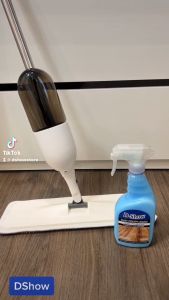 DShow น้ำยาดันฝูน น้ำยาเก็บฝูน เช็ดฝูนละออง (สีชมพู) ขนาด 1000มล พื้นไม้ ลามิเนต (Dust Polish Liquid)