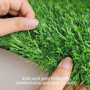 Rumput Sintetis Swiss Ukuran 200cm x 50cm - Karpet Rumput Sintetis Full Hijau