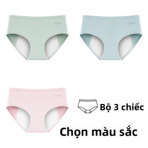 Quần lót MiiOW cho nữ làm bằng cotton nguyên chất kháng khuẩn cạp vừa