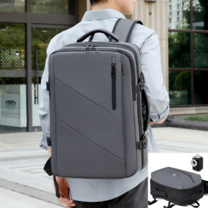FEGER | Vacuum Compress Mens Business Travel Backpack Large Capacity